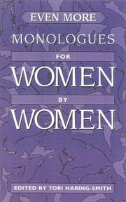 Cover of Even More Monologues for Women by Women by Tori Haring-Smith