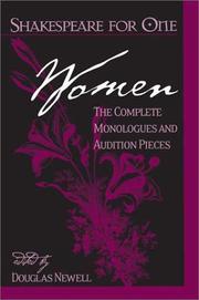 Cover of Shakespeare for One. Women by Douglas Newell