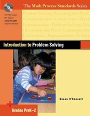 Cover of Introduction to Problem Solving, Grades PreK-2 by Susan O'Connell