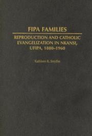 Front cover of Fipa Families by Kathleen R. Smythe