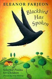 Cover of Blackbird Has Spoken by Eleanor Farjeon