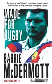 Cover of Made for Rugby by Barrie McDermott