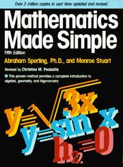 Cover of Mathematics made simple by Abraham Paul Sperling