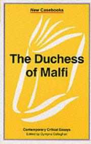 Front cover of The Duchess of Malfi by Dympna Callaghan