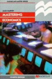 Front cover of Mastering Economics (Palgrave Master) by Jack Harvey