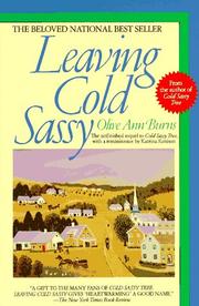 Cover of Leaving Cold Sassy by Olive Ann Burns