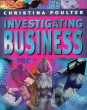 Front cover of Investigating business by Christina Poulter