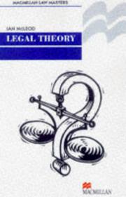 Front cover of Legal Theory (Palgrave Law Masters) by Ian McLeod