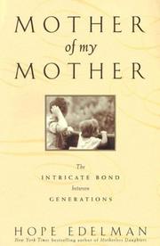 Front cover of Mother of My Mother by Hope Edelman