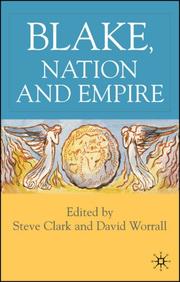 Front cover of Blake, nation, and empire by Clark, S. H.