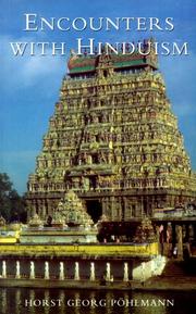 Front cover of Encounters With Hinduism by Horst Georg Georg Pohlmann