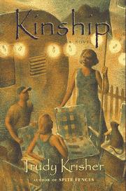 Cover of Kinship by Trudy Krisher