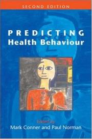 Cover of Predicting health behaviour by Mark Conner
