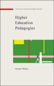 Cover of Higher education pedagogies by Melanie Walker