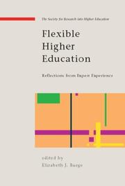 Front cover of Flexible Higher Education by Elizabeth J. Burge