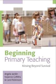 Cover of Beginning primary teaching by Angela Jacklin