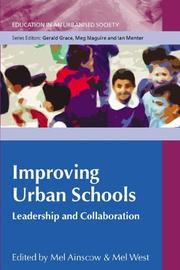 Cover of Improving urban schools by Mel Ainscow