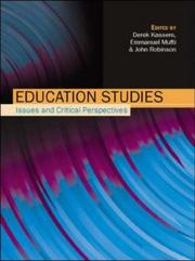 Cover of Education studies by Derek Kassem