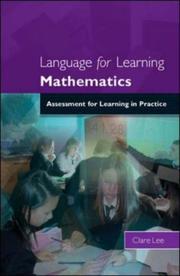 Cover of Language for Learning Mathematics by Clare Lee