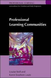 Cover of Professional learning communities by Louise Stoll