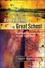 Cover of Every School a Great School by David Hopkins
