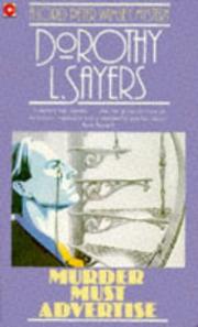 Front cover of Murder Must Advertise by Dorothy L. Sayers