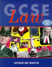 Front cover of GCSE Law by Jacqueline Martin