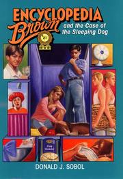 Front cover of Encyclopedia Brown and the case of the sleeping dog by Donald J. Sobol