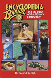 Front cover of Encyclopedia Brown and the case of the slippery salamander by Donald J. Sobol