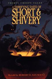 Front cover of A Terrifying Taste of Short & Shivery by Robert D. San Souci