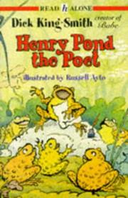 Front cover of Henry Pond the Poet by Dick King-Smith