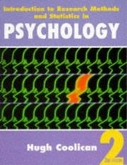 Cover of Introduction To Research Methods and Statistics in Psychology by Hugh Coolican