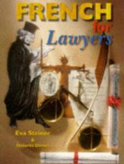 Cover of French for Lawyers by Dolores Ditner