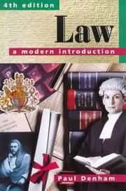 Cover of Law by Paul Denham