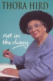 Cover of Not in the Diary by Thora Hird