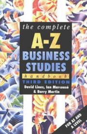Cover of The complete A-Z business studies handbook by David Lines