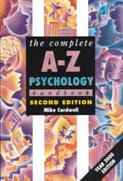Front cover of The Complete A-Z Psychology Handbook (Complete A-z Handbooks) by Mike Cardwell
