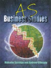 Front cover of AS business studies by Malcolm Surridge