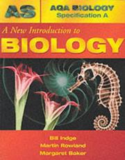 Front cover of A new introduction to biology by Bill Indge