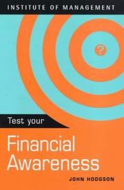 Cover of Test Your Financial Awareness (Test Yourself) by John Hodgson