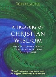 Front cover of A Treasury of Christian Wisdom by Tony Castle