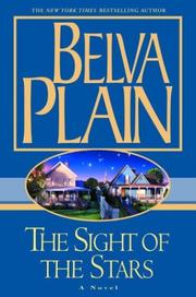 Front cover of The sight of the stars by Belva Plain