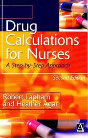 Front cover of Drug Calculations for Nurses by Robert Lapham