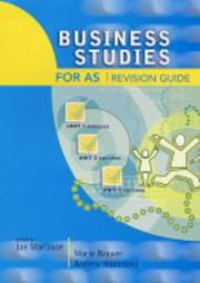 Cover of Business studies for AS revision guide by Andrew Hammond