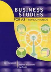 Front cover of Business studies for A2 revision guide by Andrew Hammond