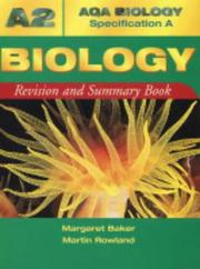 Front cover of AQA (A) A2 biology by Margaret Baker