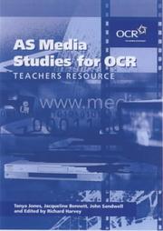 Front cover of AS Media Studies for OCR by Tanya Jones