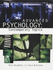 Front cover of Advanced psychology by Pete Houghton