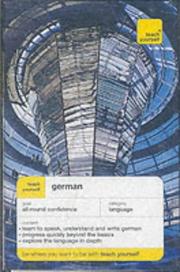 Cover of German (Teach Yourself Languages) by Paul Coggle
