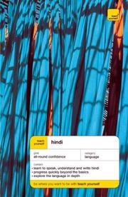 Cover of Hindi (Teach Yourself Languages) by Rupert Snell
